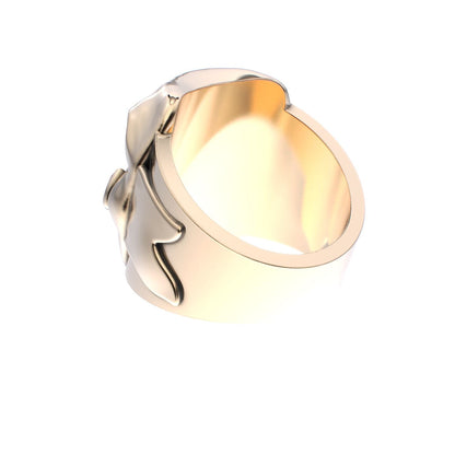 Tear of Resilience Ring - 9ct Gold - Aquamarine - BeckonJewel