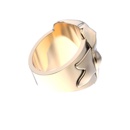 Tear of Resilience Ring - 9ct Gold - Aquamarine - BeckonJewel