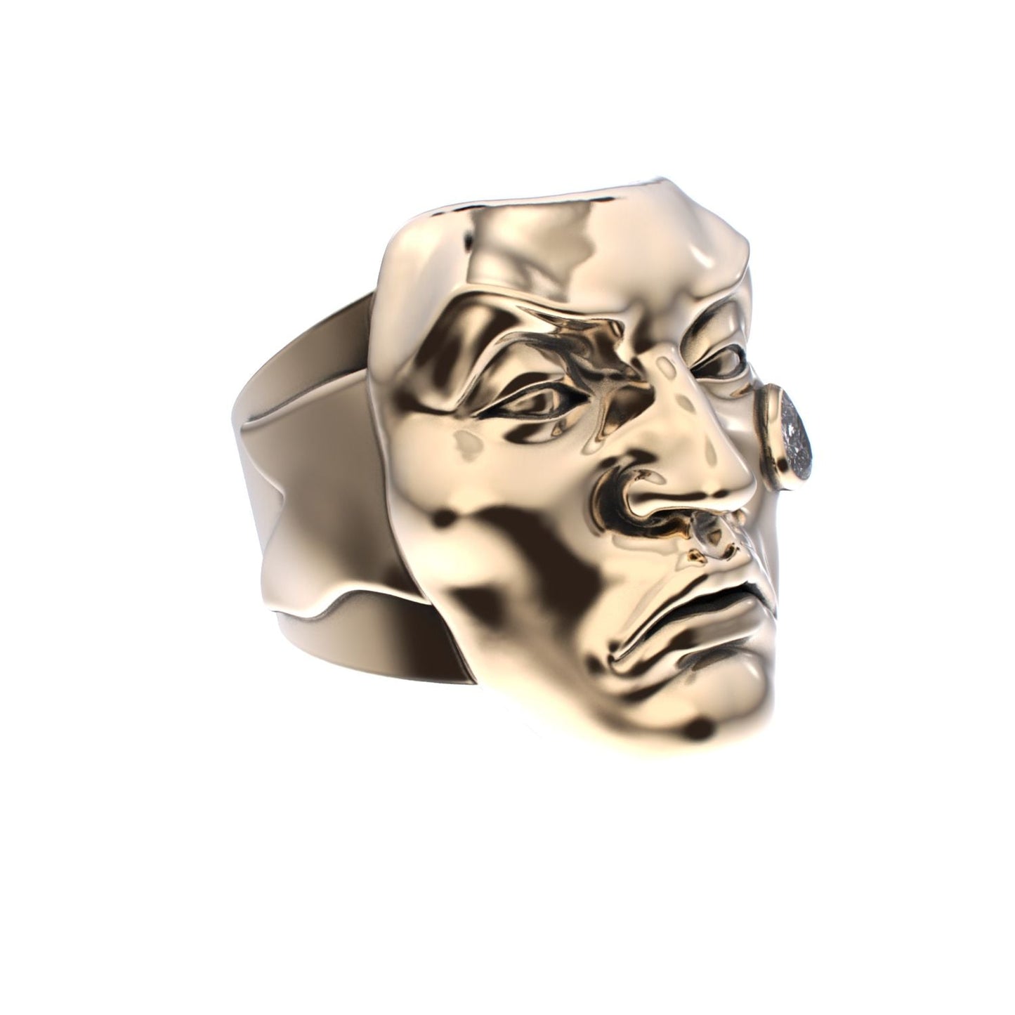 Tear of Resilience Ring - 9ct Gold - Diamond - BeckonJewel