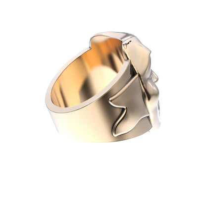 Tear of Resilience Ring - 9ct Gold - Diamond - BeckonJewel