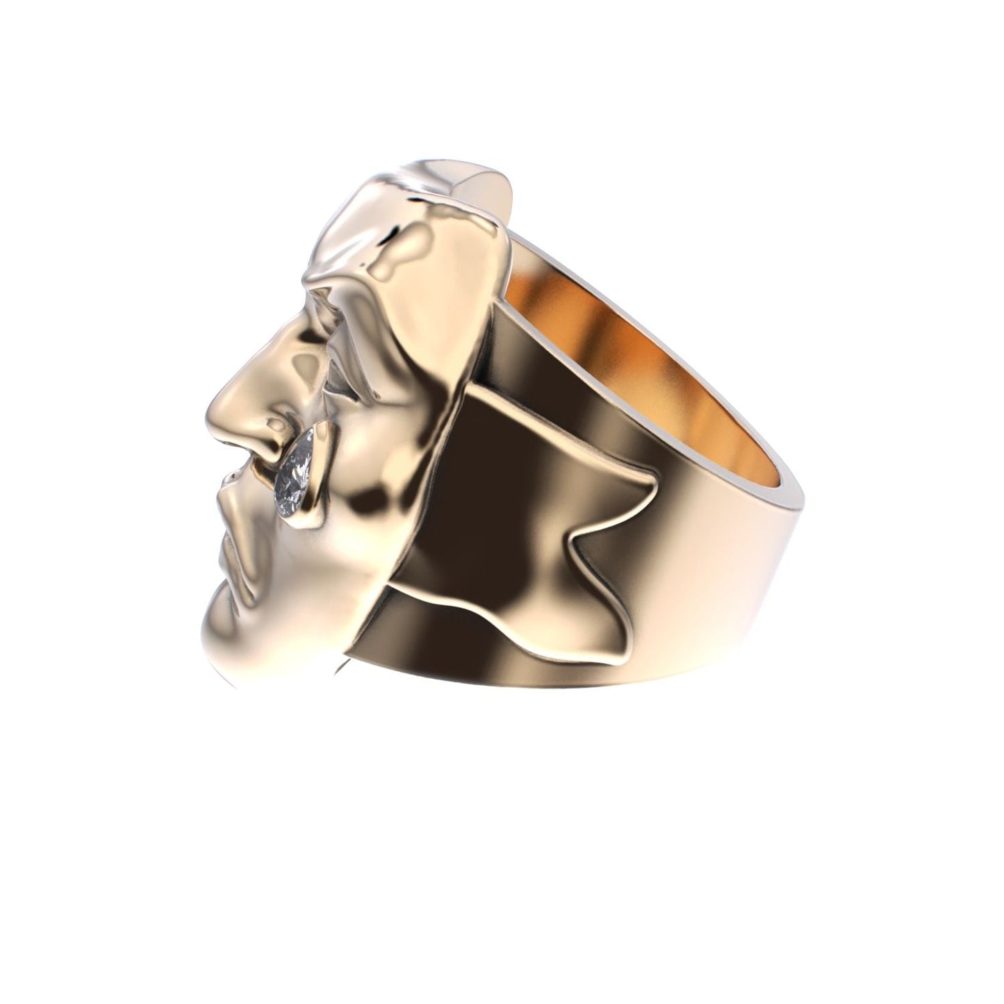 Tear of Resilience Ring - 9ct Gold - Diamond - BeckonJewel