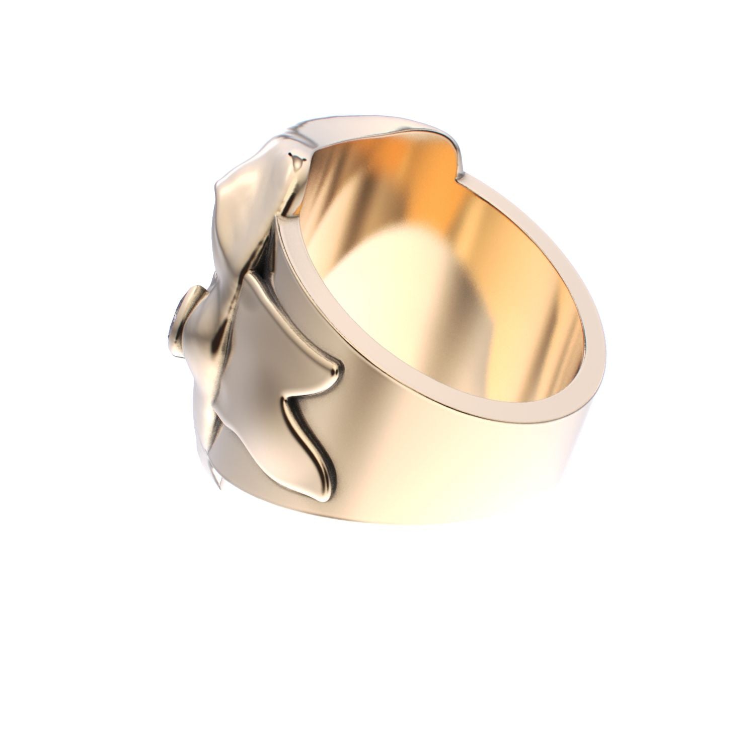 Tear of Resilience Ring - 9ct Gold - Diamond - BeckonJewel