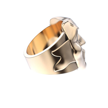 Tear of Resilience Ring - 9ct Gold - Diamond - BeckonJewel