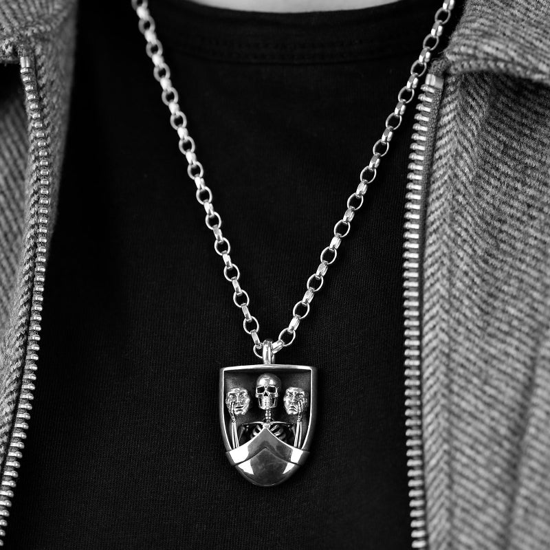 The Duality Pendant - 9ct Yellow gold - BeckonJewel