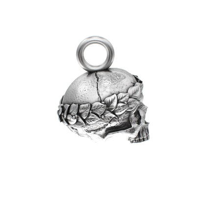 The Fallen Empire - 925 Silver Crowned Skull Pendant - BeckonJewel