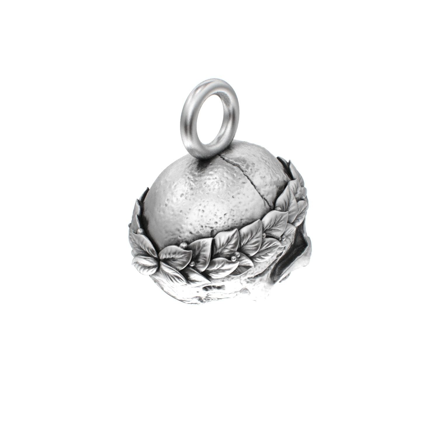 The Fallen Empire - 925 Silver Crowned Skull Pendant - BeckonJewel