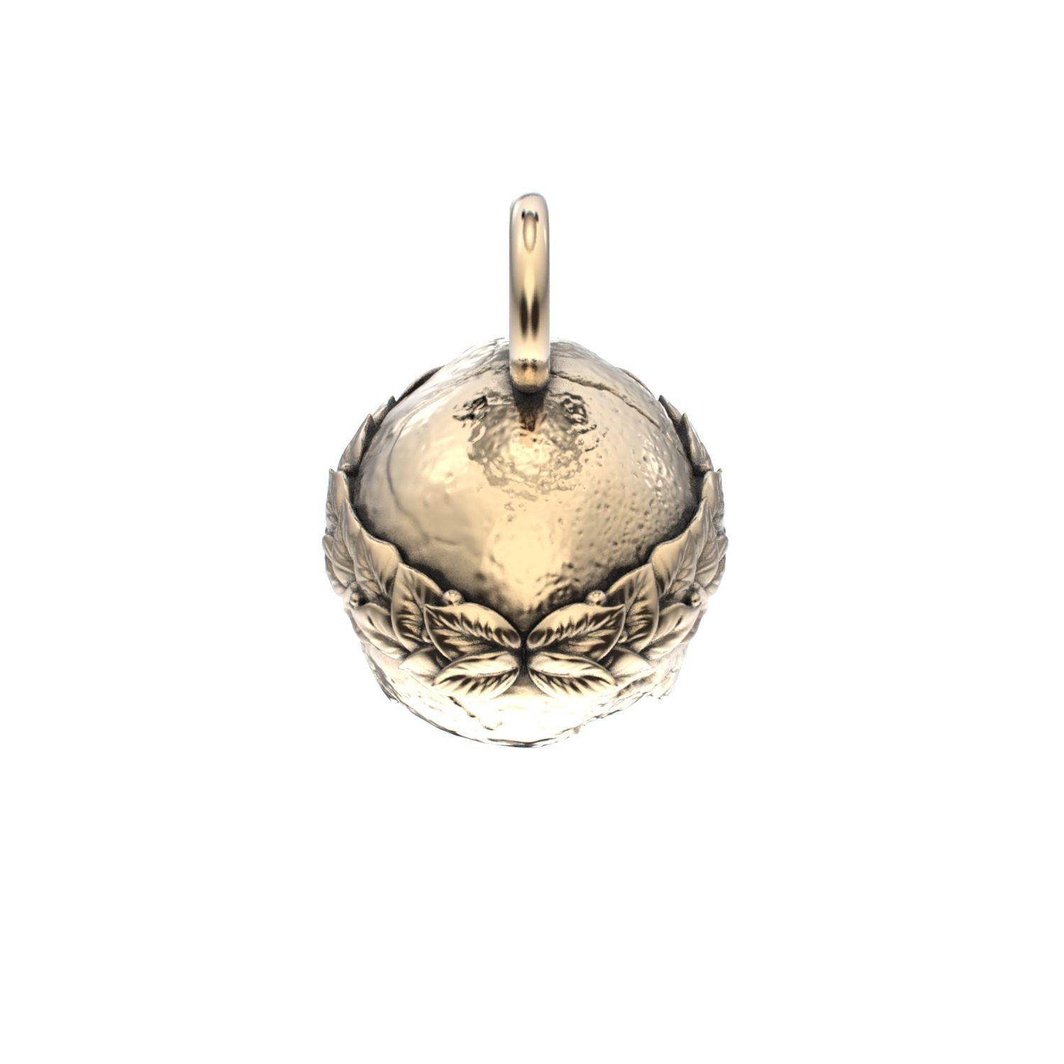 The Fallen Empire - 9ct Gold Crowned Skull Pendant - BeckonJewel